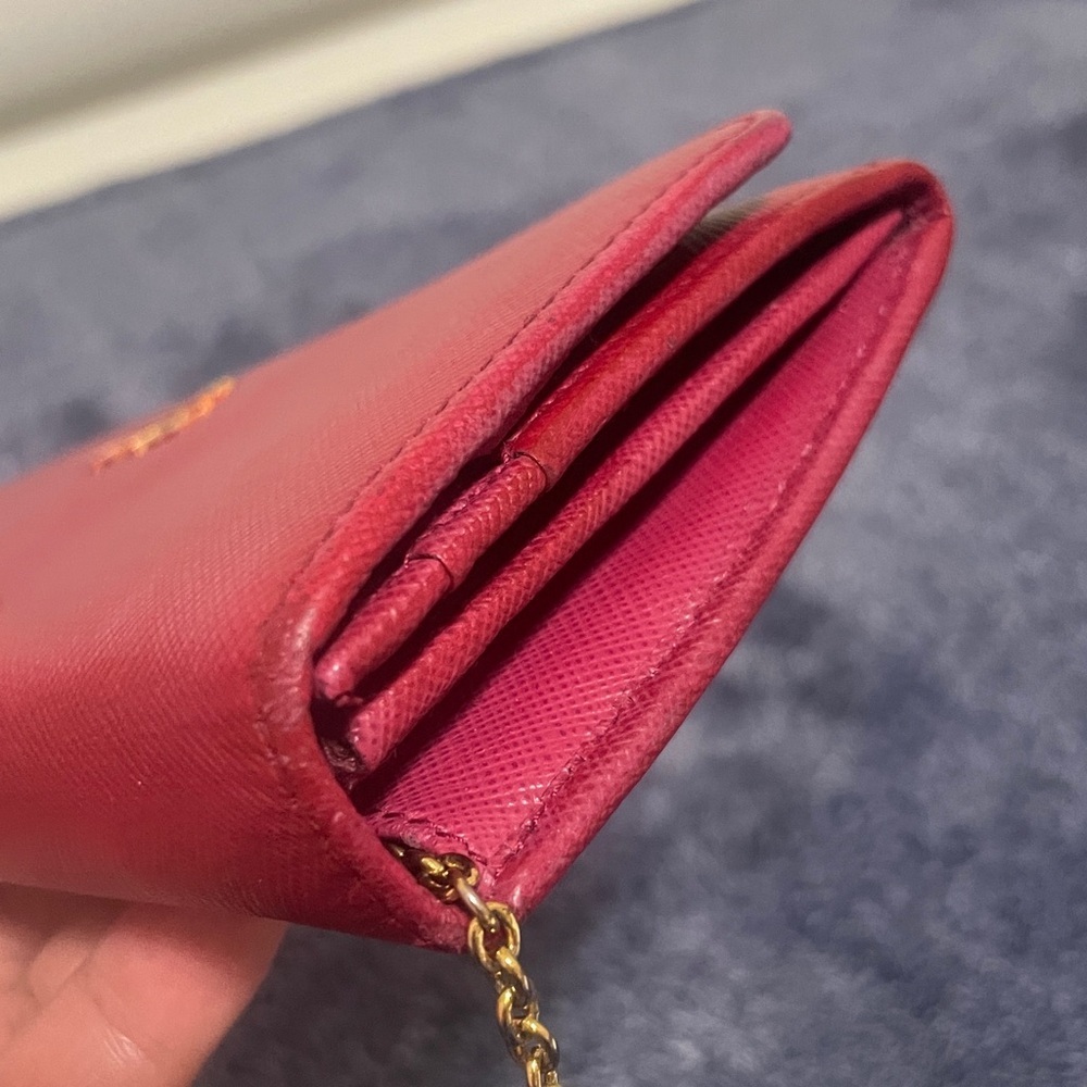Prada Crimson Leather Wallet Set - Picture 4 of 13
